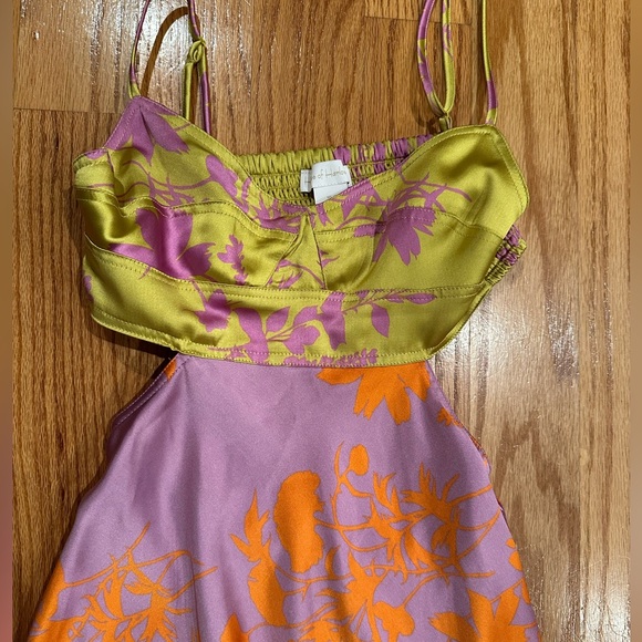 House of Harlow 1960  never worn cutout long dress size small open back - Picture 2 of 4